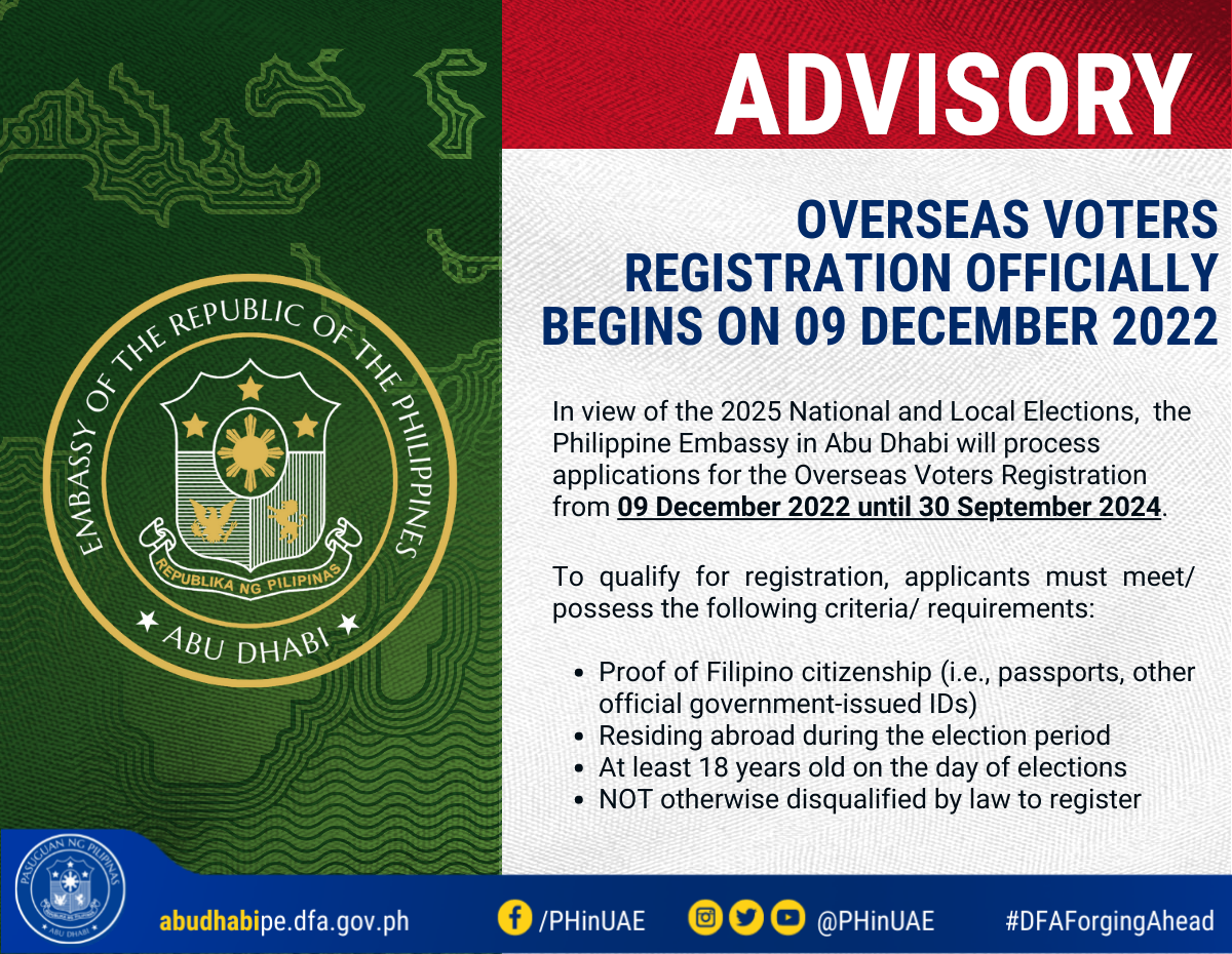 Advisories OV Registration