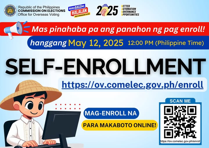 Enrollment Period Extended hangang May 1012, 2025