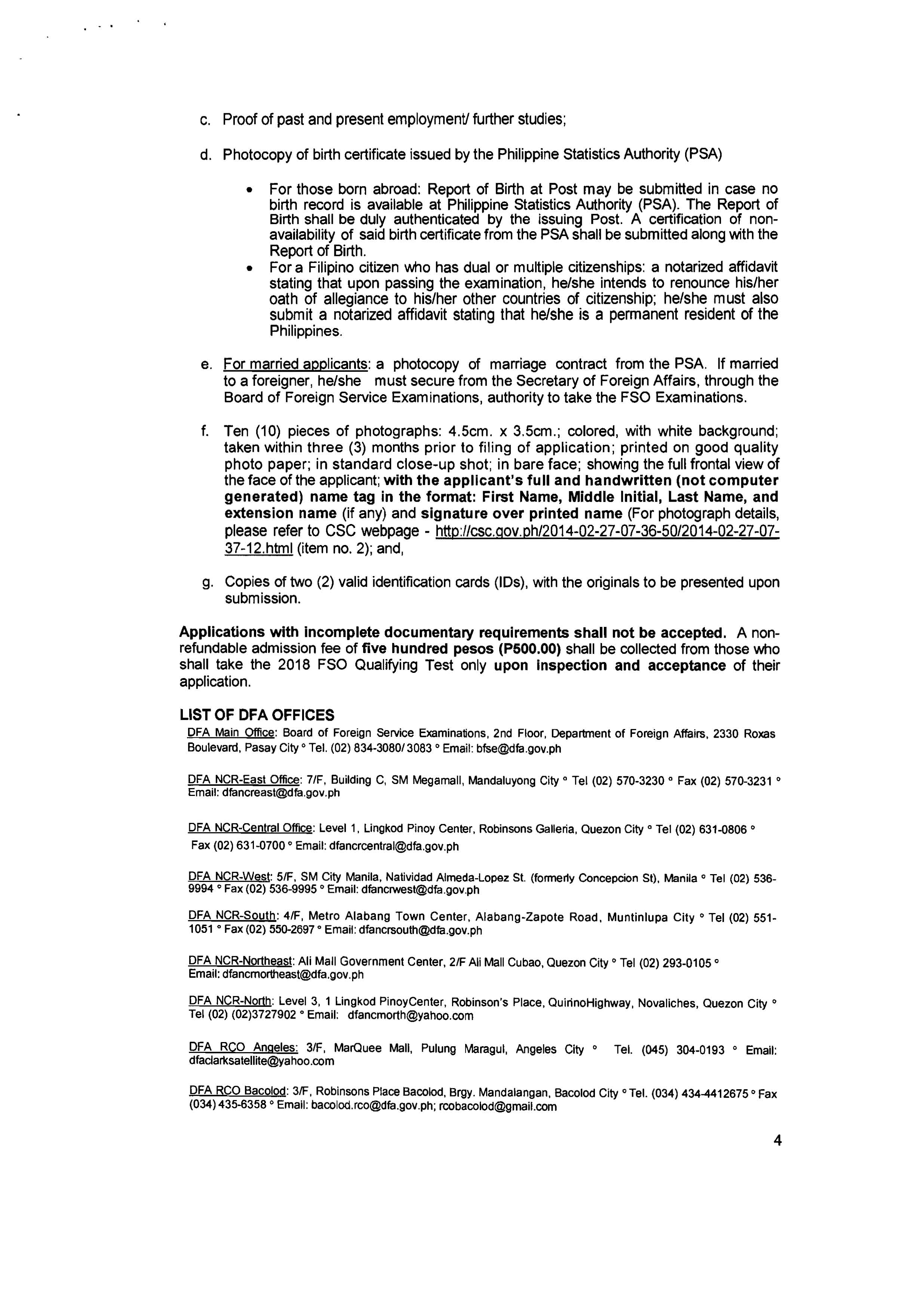 Announcement No. 07 2017 re 2018 FSO Exams Page 5