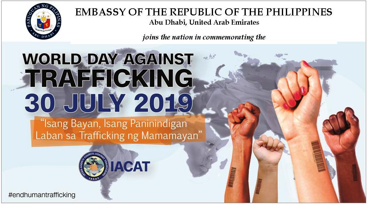 eBanner World Day Against Trafficking 2019