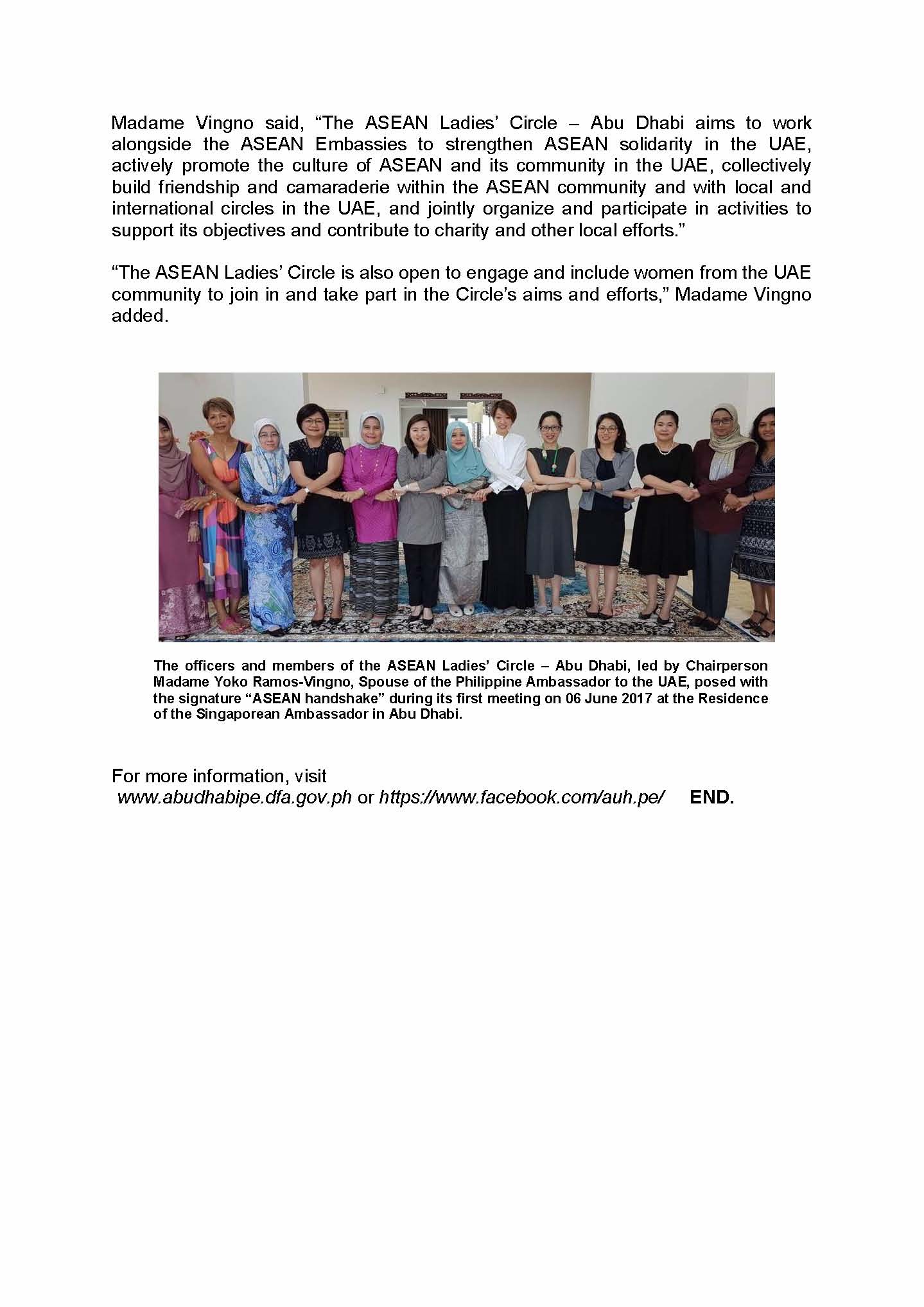 PR ASEAN Ladies Circle convenes first meeting 170606 Page 2