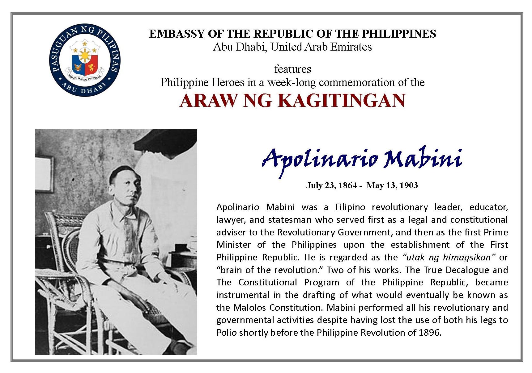 PH Heroes April 3 Mabini