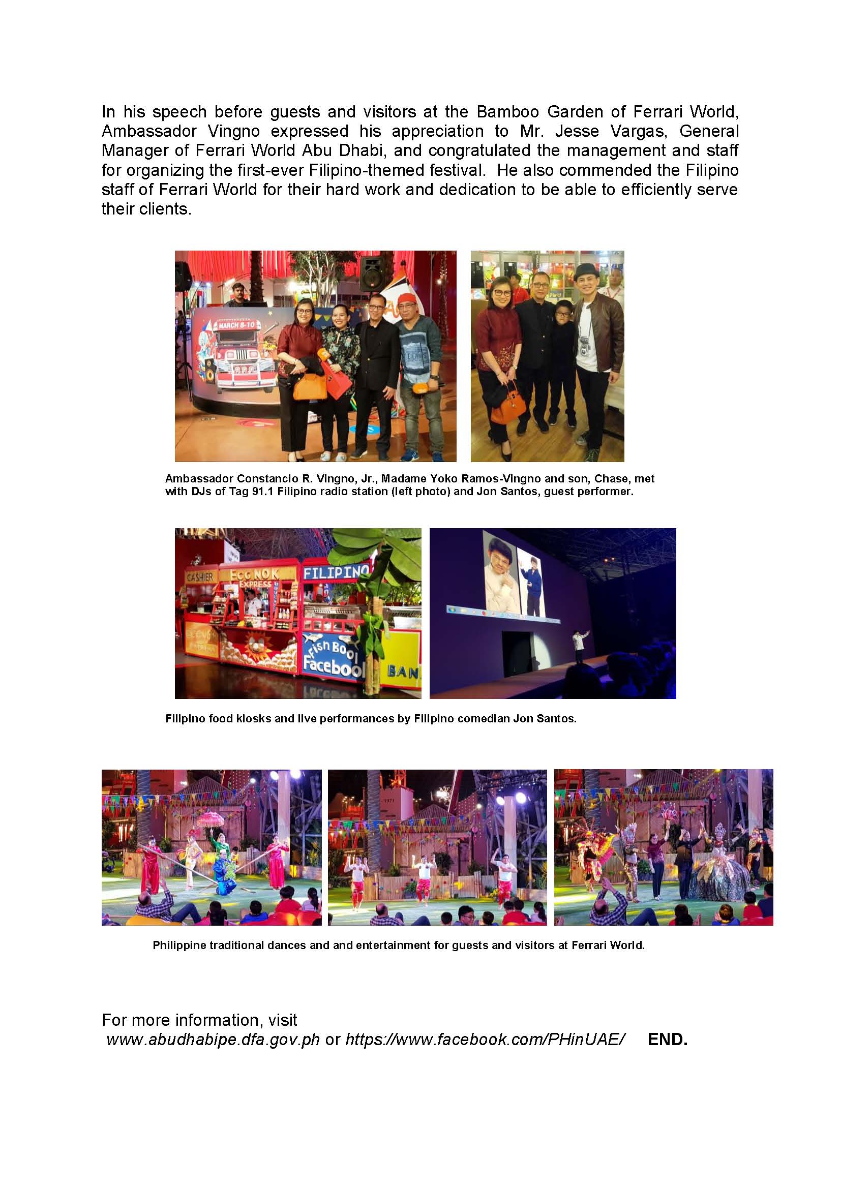 Press Release Ferrari World Filipino Fiesta 2018 Page 2