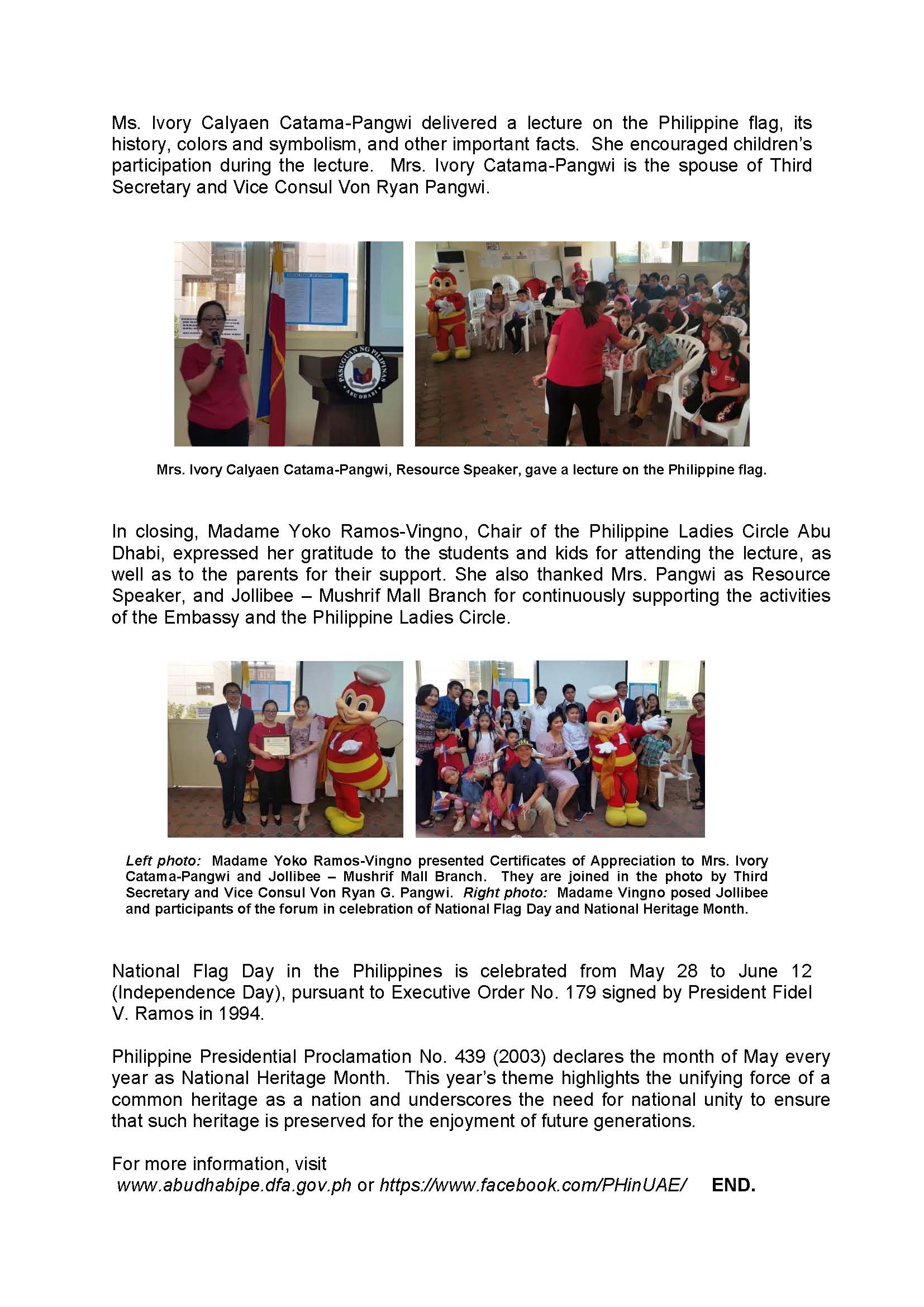 Press Release National Flag Day Heritage Month Celebration 180528 Page 2