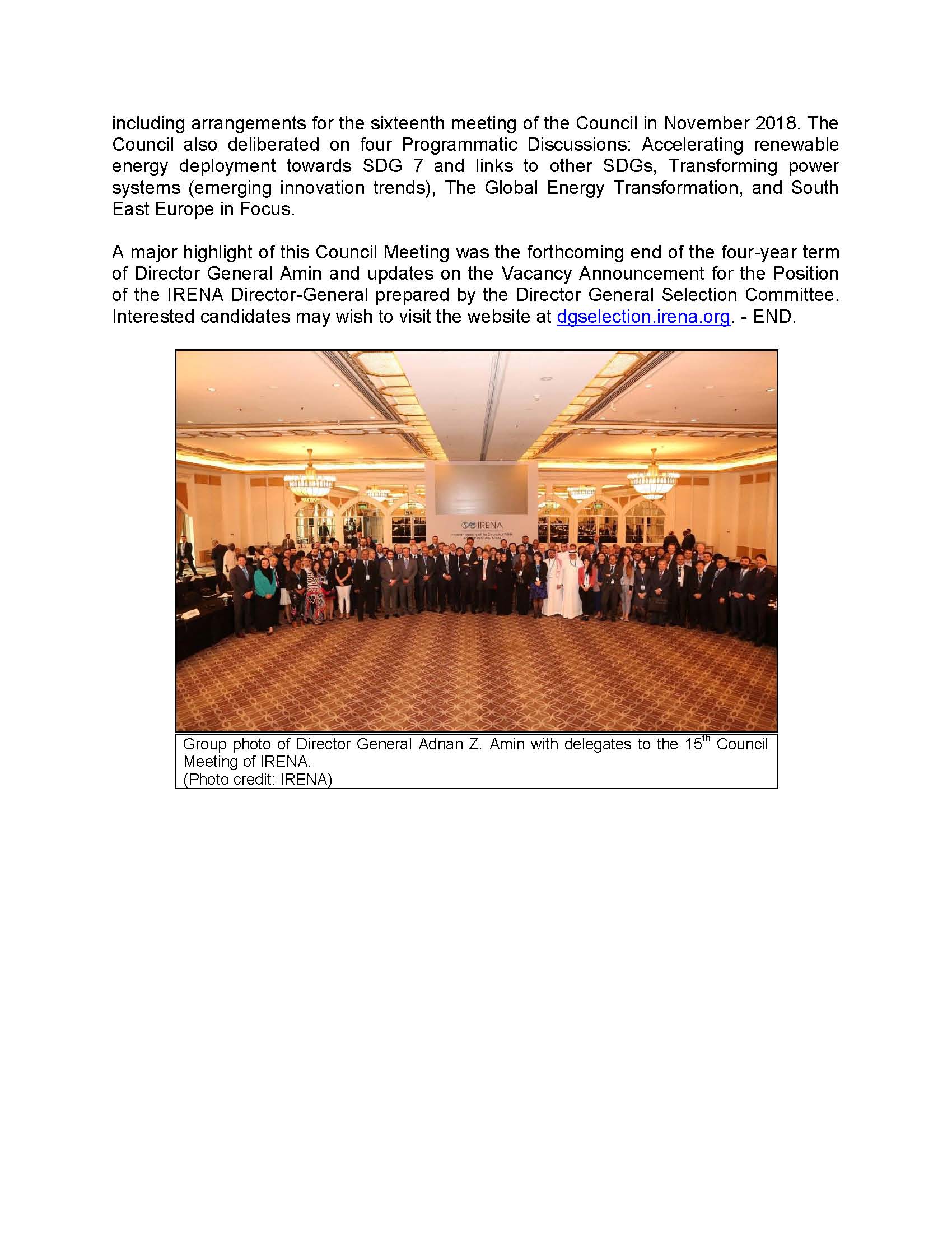 report cover and pr of 15th Council Meeting Page 2 edited