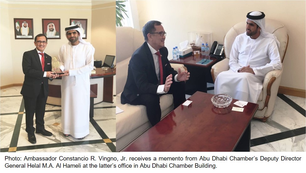 Meeting with DepDirGen of Abu Dhabi Chamber