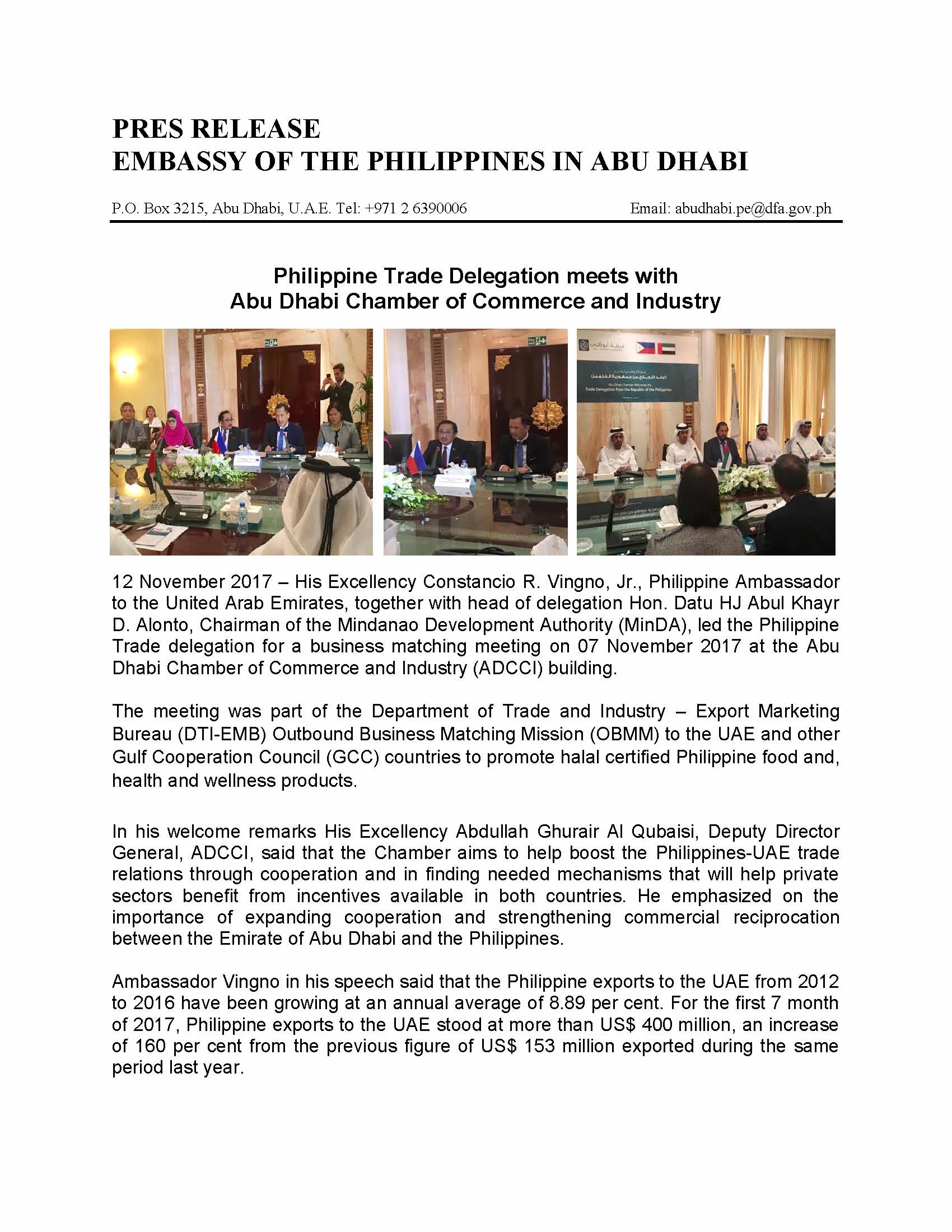 obmm b2b meeting with adcci Page 1