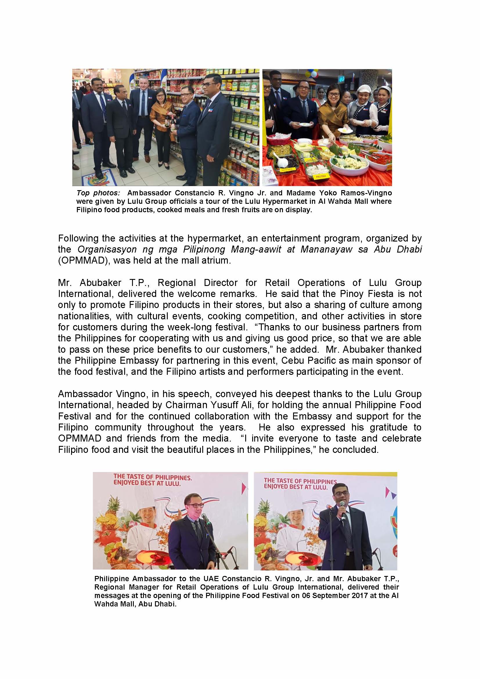 Press Release Philippine Food Festival 170906 Page 2